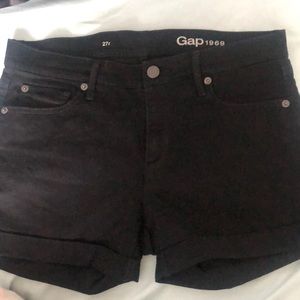 GAP black Jean shorts